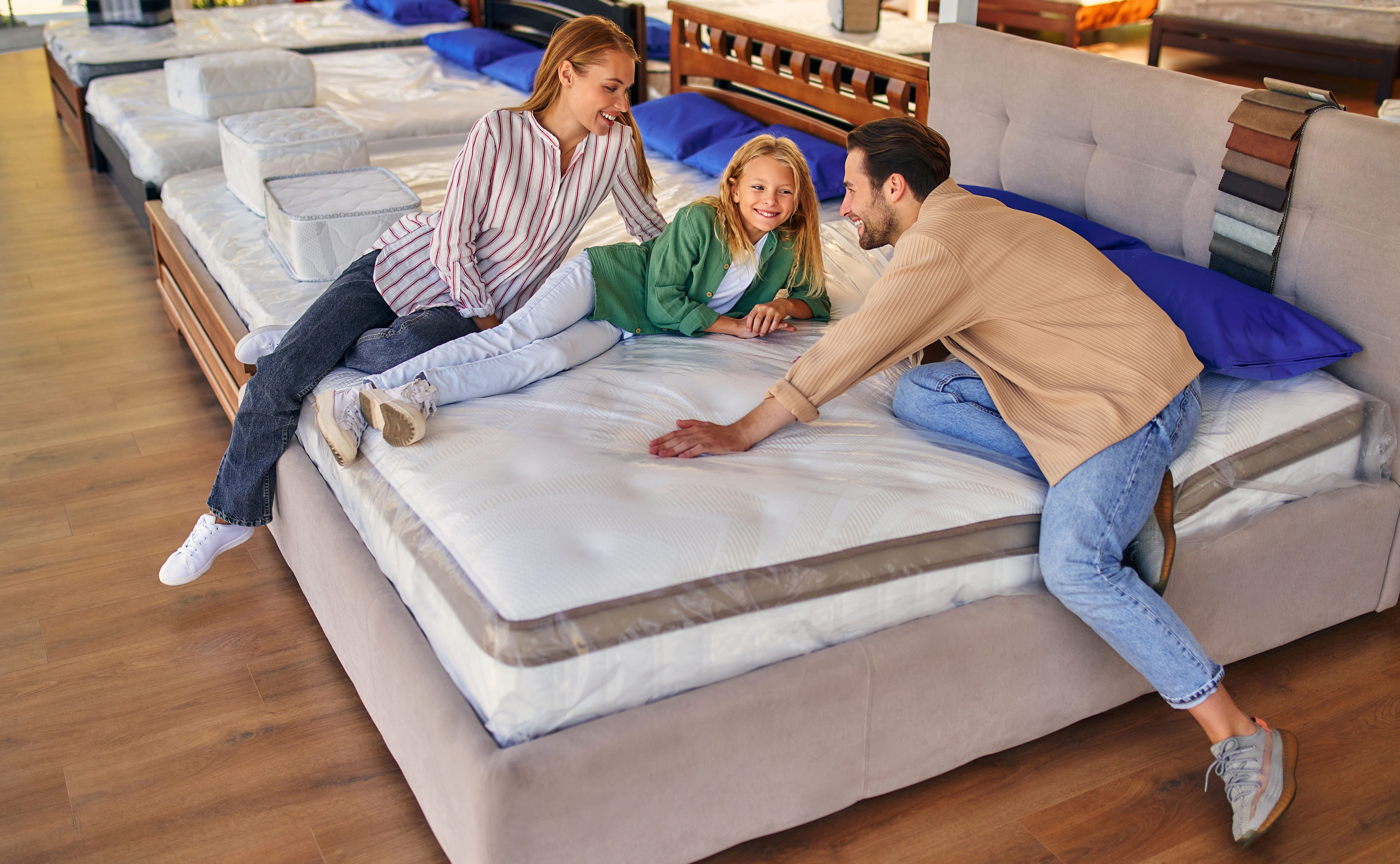 Les grandes familles de matelas — mousse, latex, ressorts, hybride