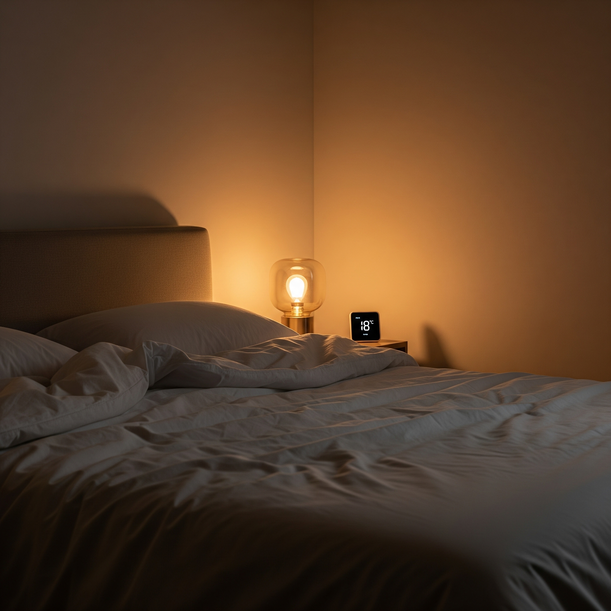 Chambre à coucher fraîche et bien ventilée, propice à un sommeil réparateur