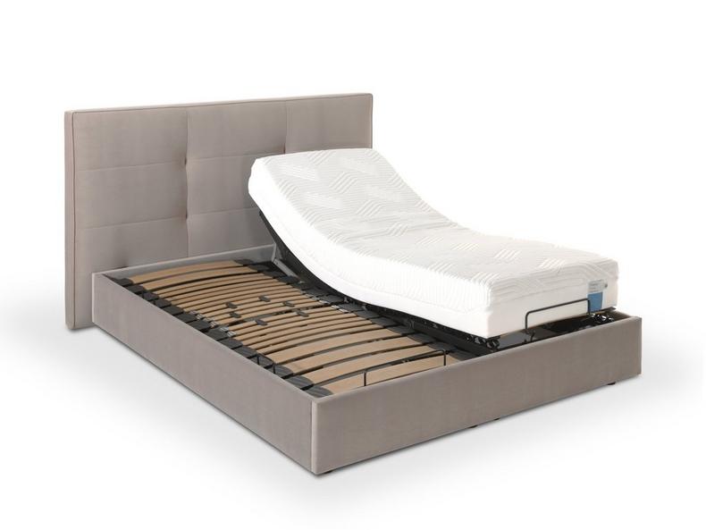 Sommier électrique Tempur Premium Flex 2000 avec télécommande sans fil — ajustement tête et jambes